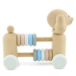 Load image into Gallery viewer, Layla - Wooden Dog with Counting Beads - thetinycrate
