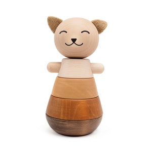 Wooden Stacking Cat