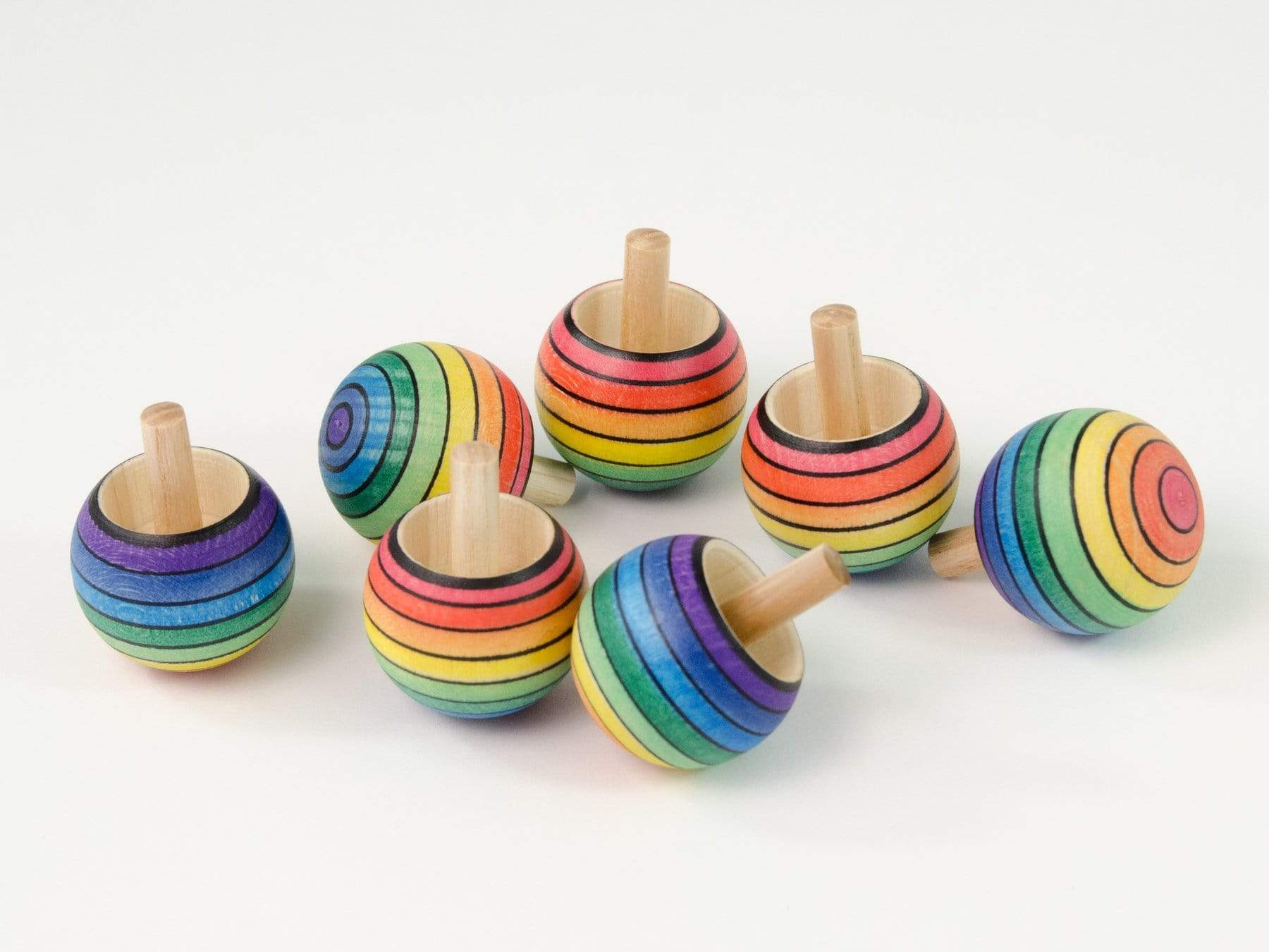 Mader Spinning Turn Top Rainbow - thetinycrate